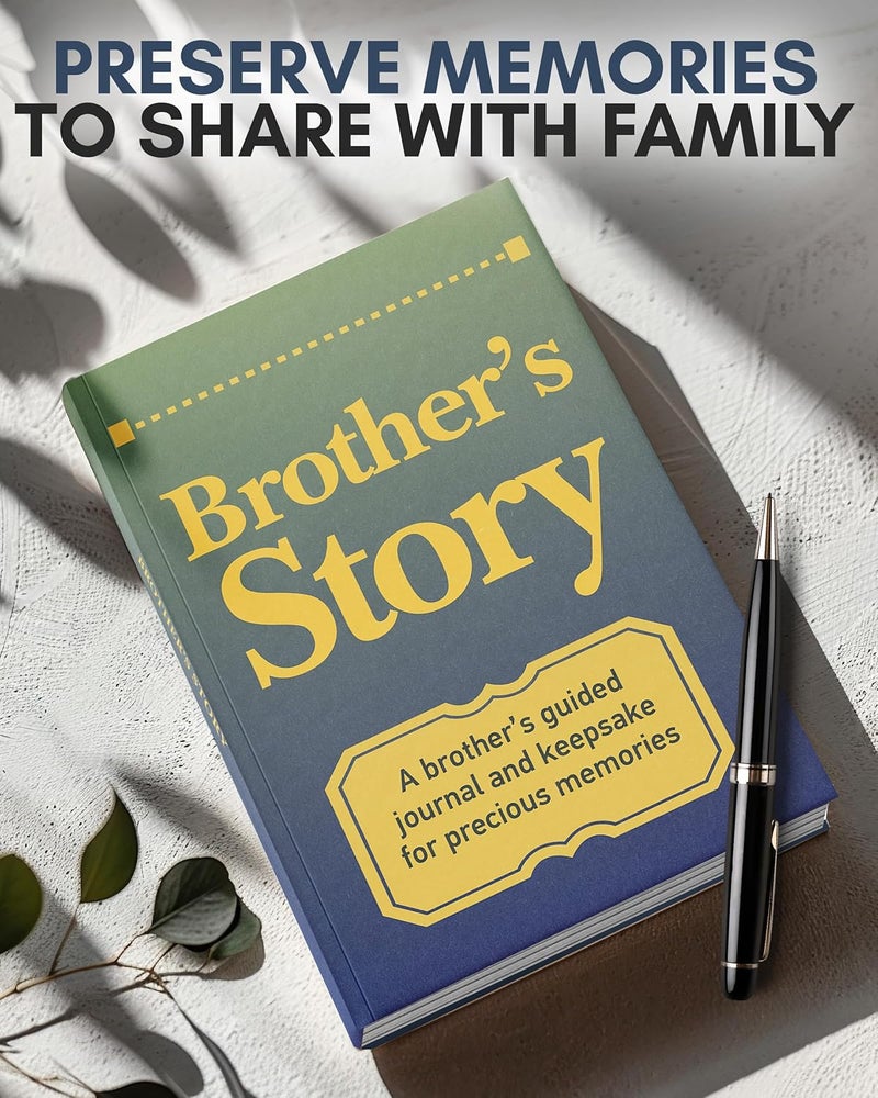 Coco & Lan Brother's Story Journal: A Meaningful Keepsake for Brother to Share His Life Journey and Memories, Book Includes 250+ Prompt Questions, Sentimental Gifts Idea for Father's Day, Birthday, Christmas - Image 5